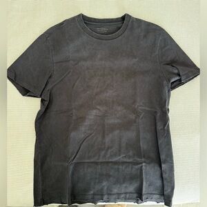 All Saints Black Relaxed Fit Men's Black T-Shirt